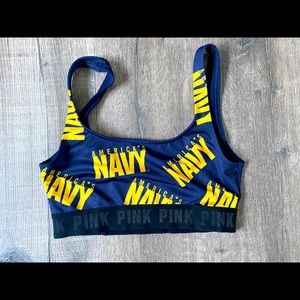 PINK United States Navy Sports Bra